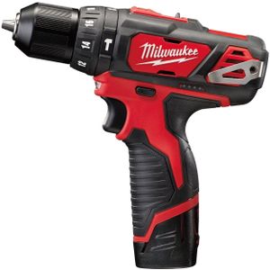 Milwaukee M12 BPD-202C Accu Klop-/Schroefboormachine 12V 2.0Ah in Koffer - 4933441940