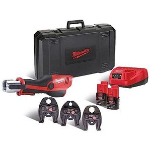 Milwaukee M12 HPT-202C Accu Hydraulische Subcompacte Perstool 12V 2.0Ah Li-Ion M12™ in koffer - 4933443085