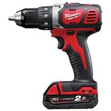 Milwaukee M18 BDD-202C Compacte Accu Schroefboormachine 18V 2.0Ah in Koffer - 4933443555