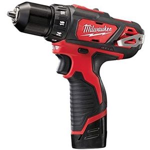 Milwaukee M12 BDD-202X 12V Subcompact Boormachine | 2x 2,0 Ah Accu's + lader | HD Box - 4933446040