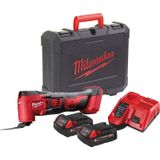 Milwaukee M18 BMT-421C compactmultitool 18V Li-ion 1x 4.0 Ah accu en 1x 2.0 Ah accu