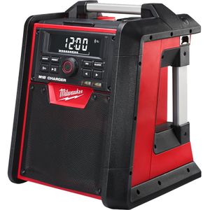 Milwaukee M18 RC-0 18V Li-Ion Accu bouwradio met laadfunctie - werkt op netstroom & accu