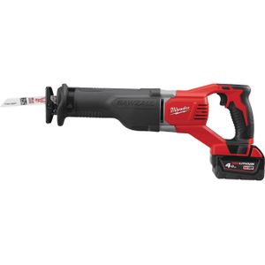 Milwaukee M18 BSX-402C accu reciprozaagmachine met 4.0Ah accu's - 4933447285