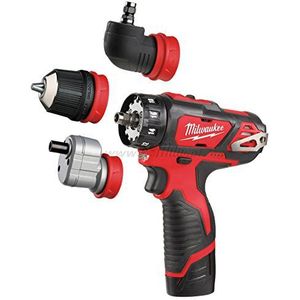 Milwaukee - M12 BDDXKIT-202C - Boormachine - Rood - 12V - 2x 2,0 Ah Accu's