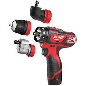 Milwaukee M12 BDDXKIT-202C 12V Subcompact Boormachine | Afneembare Boorhouder | 2x 2,0 Ah accu's + lader | In koffer - 4933447836
