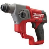 Milwaukee M12 FUEL™ CH-602X Compacte Accu Boorhamer SDS  1,1J 12V 6.0Ah in HD-Box - 4933451510