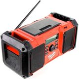 Milwaukee M18 JSR DAB+-0 18V Li-Ion Accu bouwradio body - DAB+ - werkt op netstroom & accu