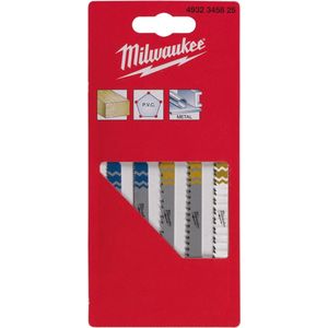 Milwaukee 4932345825 5 delig PROFI-SET Decoupeerzaagblad set - Hout / Metaal / Kunststof