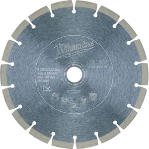 Milwaukee - Diamantdoorslijpschijf DU 230 - Ø230mm - Multifunctioneel