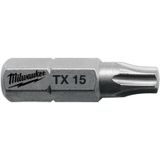 Milwaukee Accessoires Schroefbit TX 25, 25 mm | 25 stuks - 4932399597 - 4932399597