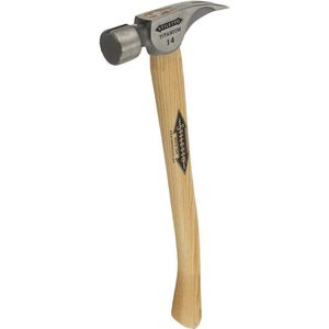 Milwaukee Accessoires Stiletto titanium hamer met houten greep Ti14MC-H18, 457 mm - 4932352583