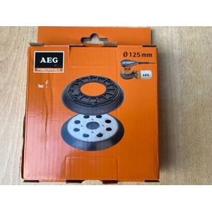 AEG - EX 125 E - Slijpplaat - 125 mm - 8 Gaten - Set van 1 Stuk