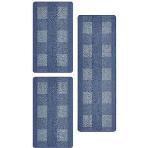 andiamo Tapijt Dalia, lichtblauw, 3-delige set