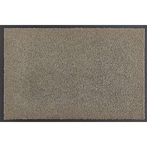 andiamo Deurmat Verdi - vuilvangmat voor de ingang van het huis - ideaal als deurmat binnen of als deurmat in overdekte buitenruimte - voetveger voor voordeur 80 x 120 cm taupe