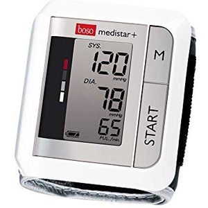 Boso - Medistar+ - Polsbloeddrukmeter - Extra Groot Display - Geheugen voor 90 Metingen