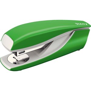 Leitz NeXXt 5502, 30 Blätter, Grün, Silber, 100x P3 24/6, 140x P3 26/6, Metall, Kunststoff, 80 g/m², Oben