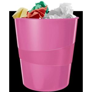 Papierbak Leitz WOW 15liter roze
