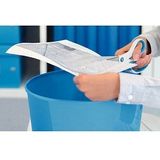 Leitz Papierkorb Wow 15l Polystyren blau metallic