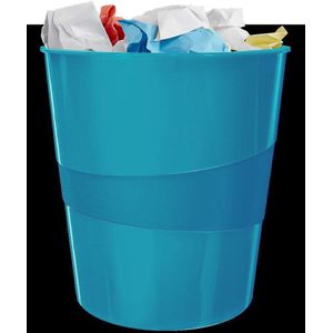 LEITZ WOW Duo Colour Papierkorb 15,0 l blau