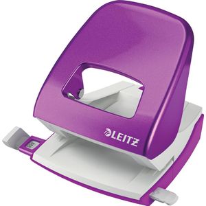 Leitz - Locher NeXXt wow 5008 8cm 30 Bl. (80 g/m²) mit Anschlagschiene violett