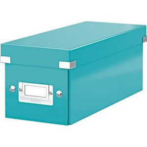 Leitz Click & Store CD Aufbewahrungsbox, 160 Disks, Türkis, Hartplatte, 143 mm, 352 mm, 136 mm