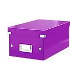 Leitz Ablagebox Click & Store DVD violett