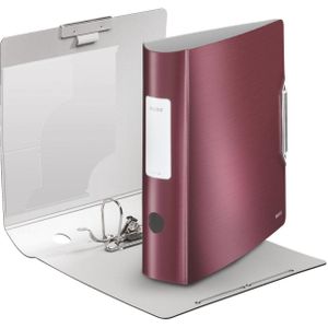 LEITZ Ordner Rückenbreite 8.2 cm DIN A4 Kunststoff granat rot