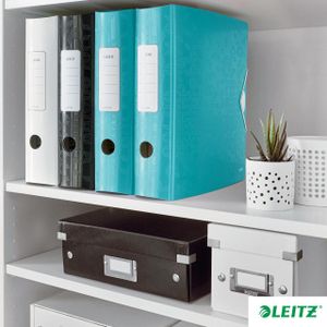 Leitz Active WOW Ordner Capaciteit van 500 A4 Vel Rugbreedte van 82mm Ijsblauw