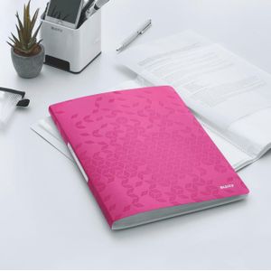 10 x Leitz Sichtbuch Wow A4 40 Hüllen pink metallic