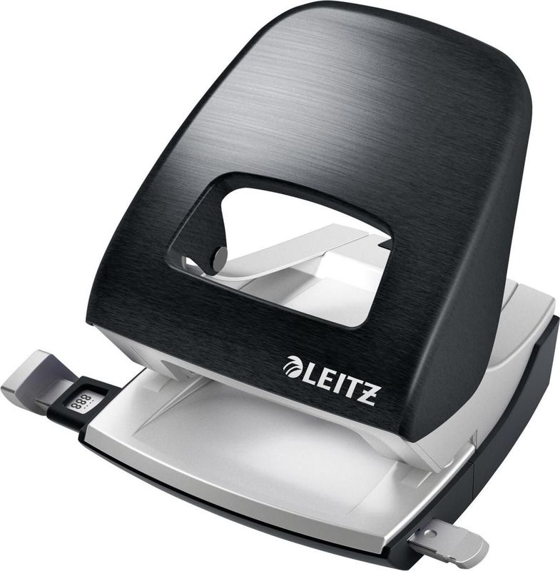 Leitz Bürolocher Nexxt Style Metall 30 Blatt satin schwarz