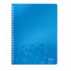 Leitz WOW Spiraalgebonden A4 Notitieboek met Kunststof Kaft - 80 Vel - Gelijnd - FSC Gecertificeerd