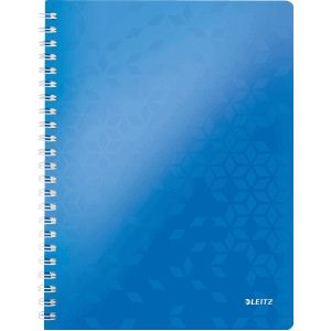 Notizbuch Wow A4 80 Blatt 80g qm kariert blau