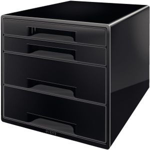 Leitz Desk cube - 4 laden - Zwart