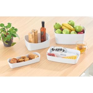 Leitz MyBox, Ablageschale, Grau, Weiß, Rechteckig, Acrylnitril-Butadien-Styrol (ABS), Monochromatisch, Weiß