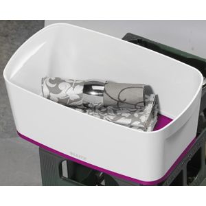 LEITZ Aufbewahrungsbox 5,0 l - 31,8 x 19,1 x 12,8 cm perlweiß/pink