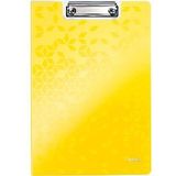 LEITZ® Klemmmappe Active Wow, DIN A4, PP, mit Klemmbügel, gelb