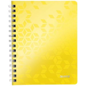 Collegeblock Wow A5 PP liniert holzfrei 80 Blatt gelb