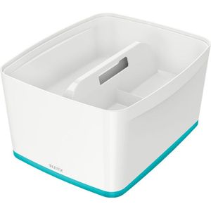 Leitz opbergdoos MyBox, DIN A4, voor keukengerei, wit/ijsblauw
