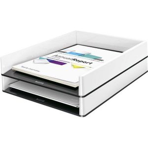 LEITZ Briefablage WOW Duo Colour schwarz/weiß
