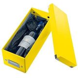 Leitz - Click & Store WOW - CD-opbergdoos - Geel - Gerecycled Karton - 30 Standaard Jewelcases