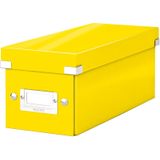 Leitz - Click & Store WOW - CD-opbergdoos - Geel - Gerecycled Karton - 30 Standaard Jewelcases