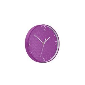 Leitz 9015 WOW wandklok | kunststof | paars | 29 cm