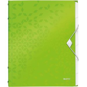 Leitz Divider Book Leitz WOW A4 PP 6tabs green