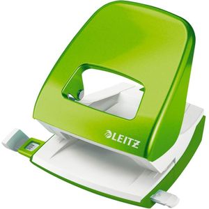 Leitz - Locher NeXXt wow 5008 8cm 30 Bl. (80 g/m²) mit Anschlagschiene grün