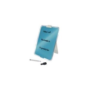 Glas Desktop-Notizboard Cosy A4 Sicherheitsglas magnetisch aufstellbar blau