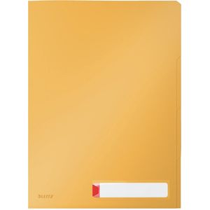 Leitz Cosy Privacy zichtmap met tabbladen, met 3 tabs-compartimenten Warm geel