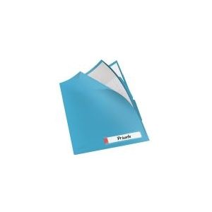 Leitz Cosy Privacy 3x Insteekmappen Met Tabbladen  - Map Met 3 Compartimenten  - Mappen Voor Privacygevoelige Documenten  - Ideaal voor Thuiskantoor/Thuiswerken - Sereen Blauw
