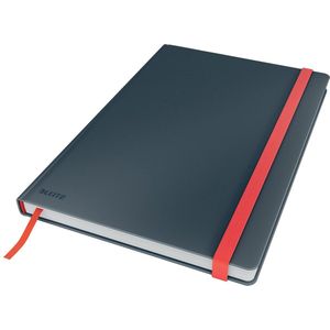 Leitz Cosy Notitieboek B5 Soft Touch gelijnd met harde kaft Fluweel grijs