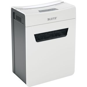 Leitz IQ Protect Premium 4M Ultrastille Papierversnipperaar P-5 Micro Voor Thuis - Invoer tot 4 Vellen - Wit