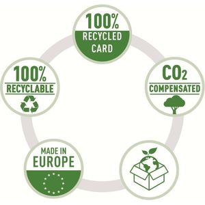 Leitz Recycle Sorteermap, karton, CO2 gecompenseerd Zwart